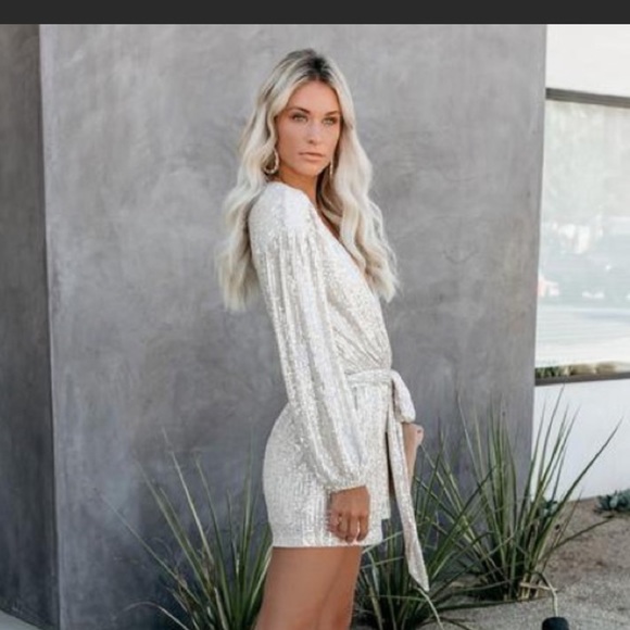 Vici Sequin Romper - Picture 2 of 8